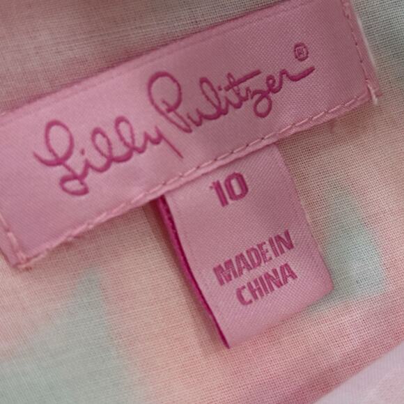 Lilly Pulitzer Darcy Ice Cream Social Floral Sleeveless Shift Dress  Size 10 - Picture 7 of 12